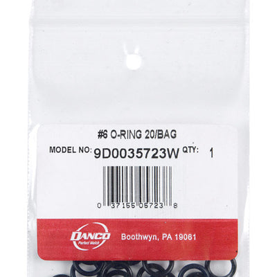 Danco 7/16 in. D X 5/16 in. D Rubber O-Ring 20 pk