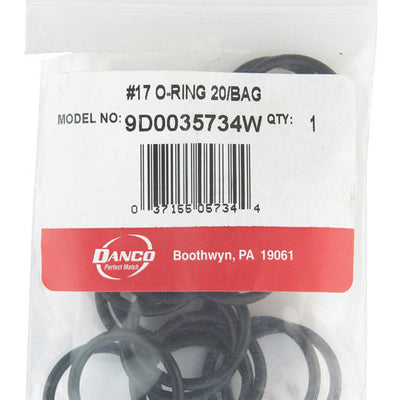 Danco 1-1/16 in. D X 0.88 in. D Rubber O-Ring 20 pk
