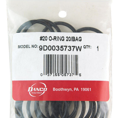 Danco 1 in. D X 1-3/16 in. D Rubber O-Ring 20 pk