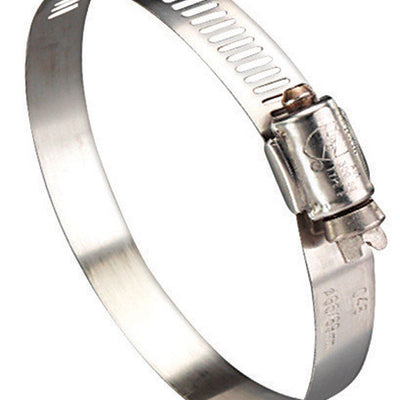 Ideal Tridon 9/16 in. 1-1/16 in. SAE 10 Silver Hose Clamp Stainless Steel Band