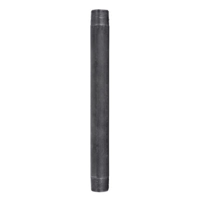 STZ Industries 3/4 in. MIP each X 3/4 in. D MIP Black Steel 10 in. L Nipple