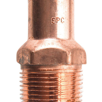 NIBCO 3/8 in. Copper X 1/2 in. D MIP Copper Pipe Adapter