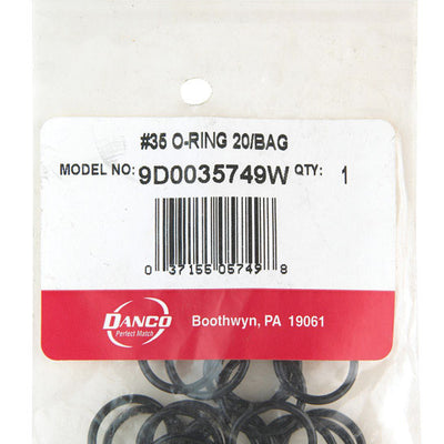 Danco 11/16 in. D X 9/16 in. D #35 Rubber O-Ring 20 pk