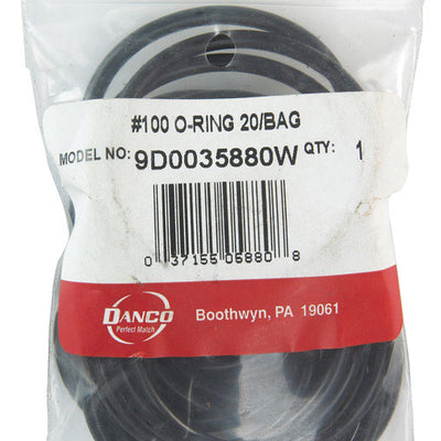 Danco 2 in. D X 1-3/4 in. D Rubber O-Ring 20 pk