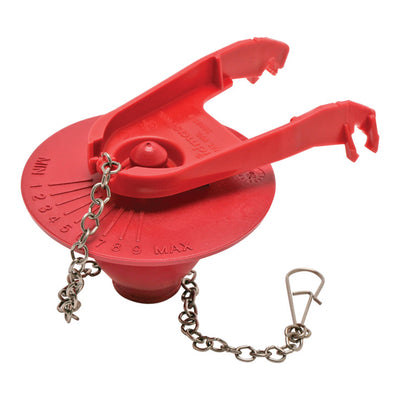 Fluidmaster PerforMAX Toilet Flapper Red Microban