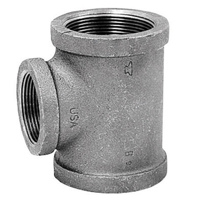 Anvil 3/4 in. FPT X 1/2 in. D FPT 3/4 in. D FPT Galvanized Malleable Iron Reducing Tee