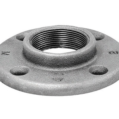 Anvil 1-1/2 in. FPT Black Malleable Iron Floor Flange