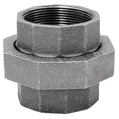 Anvil 1 in. FPT X 1 in. D FPT Black Malleable Iron Union