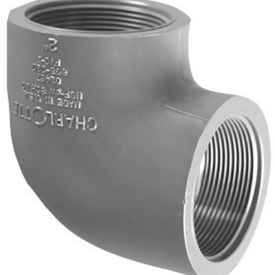 Charlotte Pipe Schedule 80 3/4 in. FPT X 3/4 in. D FPT PVC Elbow
