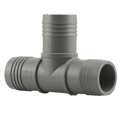 Boshart Industries 1-1/2 in. Insert X 1-1/2 in. D Insert Polypropylene Tee