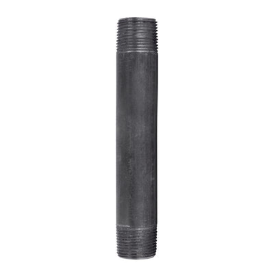 STZ Industries 3/4 in. MIP each X 3/4 in. D MIP Black Steel 7 in. L Nipple