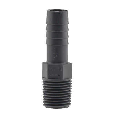 Boshart Industries 1/2 in. MPT in. X 1/2 in. D Insert Polypropylene Male Adapter
