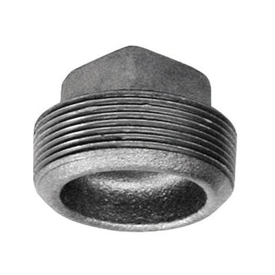 Anvil 2 in. MPT Black Malleable Iron Plug