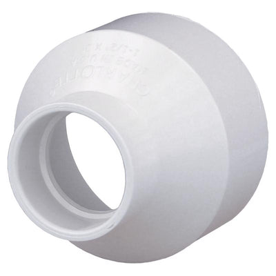 Charlotte Pipe Schedule 40 1-1/2 in. Hub X 3 in. D Hub PVC Reducing Coupling