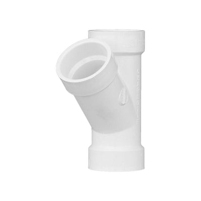 Charlotte Pipe Schedule 40 1-1/2 in. Hub X 1-1/2 in. D Hub PVC Wye