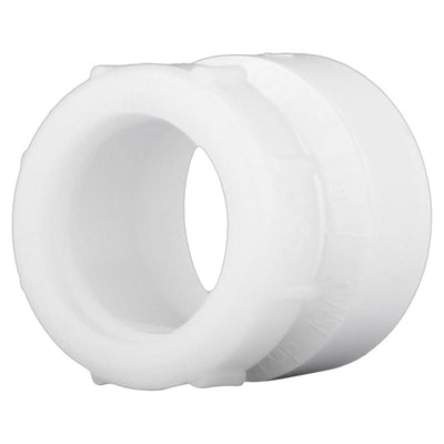 Charlotte Pipe Schedule 40 1-1/2 in. Hub X 1-1/2 in. D Slip PVC Pipe Adapter