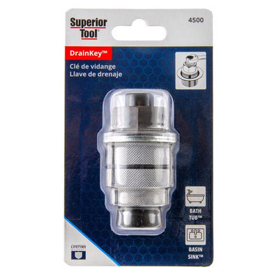 Superior Tool Drain Key 1-1/4 in. D