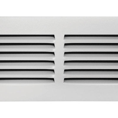 Tru Aire 4 in. H X 10 in. W 1-Way Powder Coat White Steel Return Air Grille