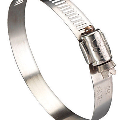 Ideal Tridon Hy Gear 1/2 in to 1-1/4 in. SAE 12 Silver Hose Clamp Stainless Steel Marine