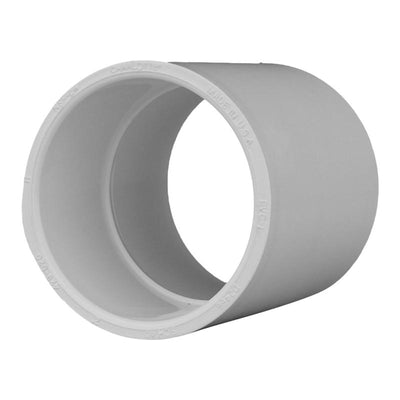 Charlotte Pipe Schedule 40 2 in. Slip X 2 in. D Slip PVC Coupling