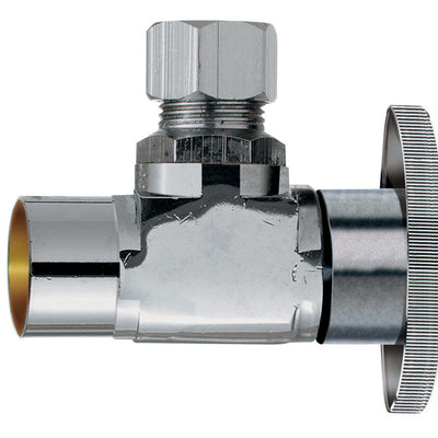 Keeney 1/2 in. FPT in. X 3/8 in. Brass Shut-Off Valve