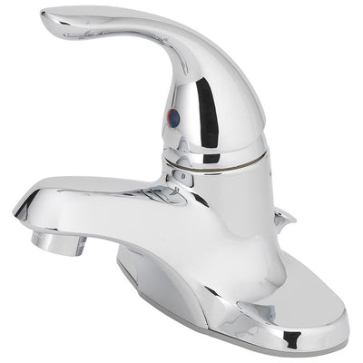 Oakbrook Collection Chrome Coastal Single-Handle Bathroom Sink Faucet 4 in.
