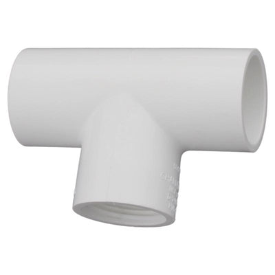 Charlotte Pipe Schedule 40 1/2 in. Slip X 1/2 in. D Slip PVC Tee