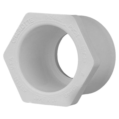 Charlotte Pipe Schedule 40 1 in. Slip X 3/4 in. D Slip PVC Reducing Bushing