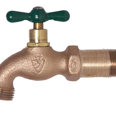 Arrowhead 1/2 in. MIP X 3/4 in. MHT Brass Hose Bibb