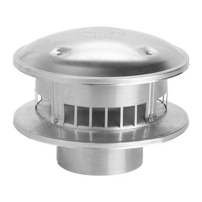 Selkirk 4 in. D Aluminum Stove Pipe Metalbestos Top