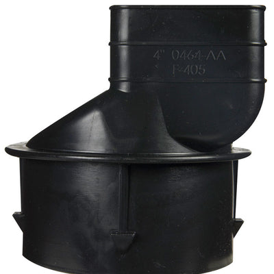 Advanced Drainage Systems 3-1/4 in. Snap X 2-1/2 in. D Barb Polyethylene 5 in. Downspout Adapter 1 p