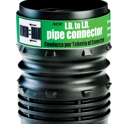 Flex-Drain 4 in. Snap X 4 in. D Snap Polypropylene 0.525 in. Connector