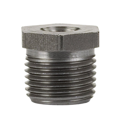 Billco Corporation 3/8 in. MPT X 1/4 in. D MPT Black Steel 0.5 in. L Hex Bushing