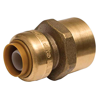 SharkBite Push to Connect 3/8 in. PTC X 1/2 in. D Female Brass Connector