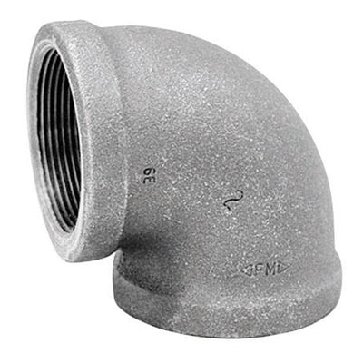 Anvil 2 in. FPT X 2 in. D FPT Black Malleable Iron 90 Degree Elbow