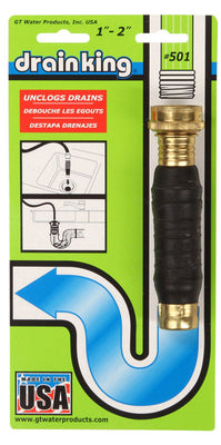 GT Water Products Drain King 0 ft. L Drain Unclogger