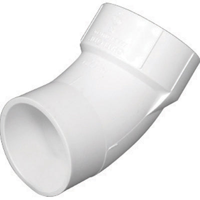 Charlotte Pipe Schedule 40 4 in. Hub X 4 in. D Spigot PVC Street Elbow