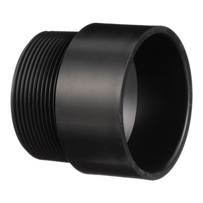Charlotte Pipe 4 in. MPT X 4 in. D Hub ABS Adapter