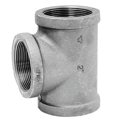 Anvil 1/4 in. FPT X 1/4 in. D FPT 1/4 in. D FPT Black Malleable Iron Reducing Tee