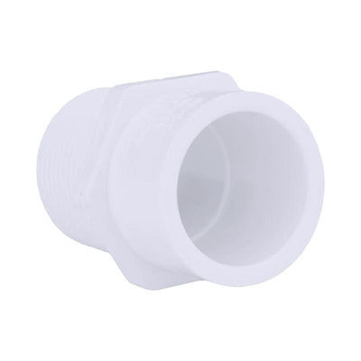 Charlotte Pipe Schedule 40 1 in. MPT X 3/4 in. D Slip PVC Pipe Adapter