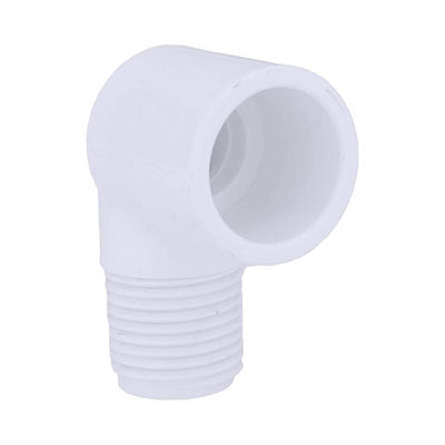 Charlotte Pipe Schedule 40 1/2 in. Slip X 1/2 in. D MPT PVC Street Elbow