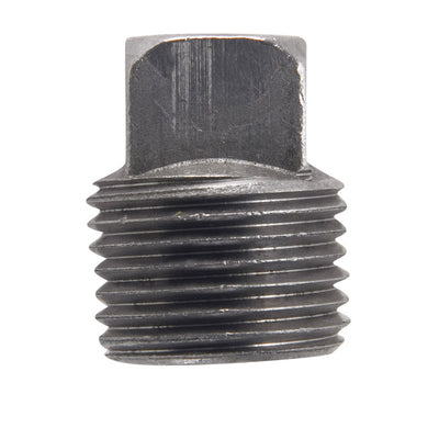 Billco Corporation 1/4 in. MPT Black Steel Square Head Plug