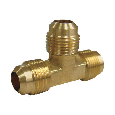 JMF Company 5/16 in. Flare X 5/16 in. D Flare Brass Tee