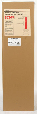 Selkirk 6 in. D X 46 in. L Stainless Steel Vertical Installation Kit