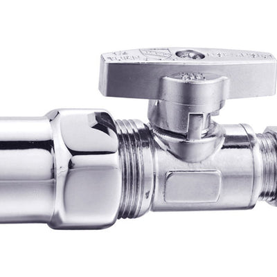 Keeney CPVC Compression Brass Straight Stop Valve