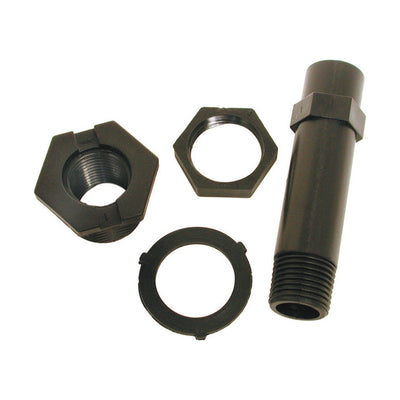 Dial 1-1/4 in. H X 4-3/4 in. W Black Nylon Drain and Pipe Kit