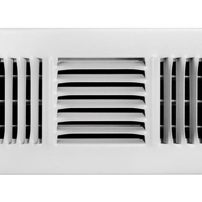 Tru Aire 6 in. H X 10 in. W 3-Way Powder Coat White Steel Wall/Ceiling Register