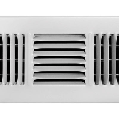 Tru Aire 6 in. H X 12 in. W 3-Way Powder Coat White Steel Wall/Ceiling Register