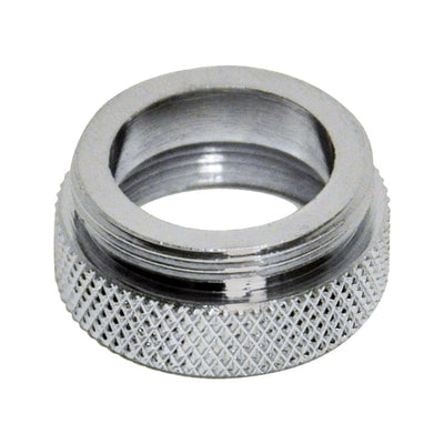 Danco Dual Thread 3/4 in.-27F x 55/64 in.-27M Chrome Aerator Adapter