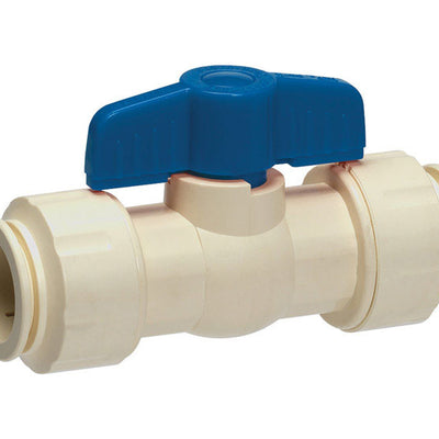 Homewerks 1/2 in. CPVC Push Fit Ball Valve Full Port T-Handle For Non-Potable Water